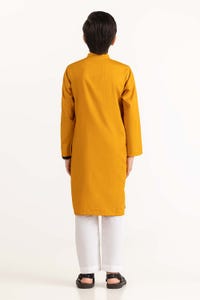 UAE -Yellow Embroidered Kurta KR-KEMB22-010