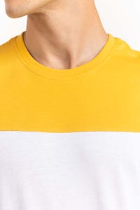 UAE -Yellow White Graphic Tee TS-CNSJ23-271
