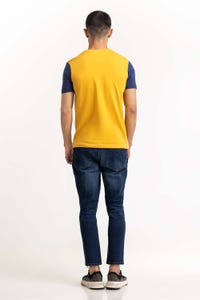 UAE -Yellow White Graphic Tee TS-CNSJ23-271