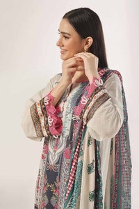 UAE -3 Piece Unstitched Printed Lawn Suit CLP-42133