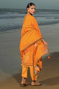 UAE -3PC Embroidered Khaddar Unstitched Suit K-32005