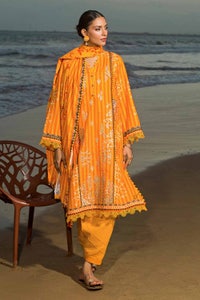 UAE -3PC Embroidered Khaddar Unstitched Suit K-32005