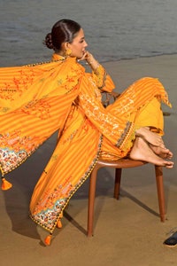 UAE -3PC Embroidered Khaddar Unstitched Suit K-32005