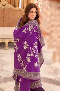UAE -3PC Embroidered Khaddar Unstitched Suit K-32040