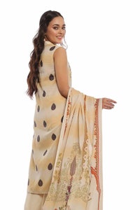 UAE -3 Piece Unstitched Printed Lawn Suit CLP-42141