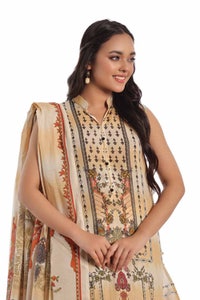 UAE -3 Piece Unstitched Printed Lawn Suit CLP-42141