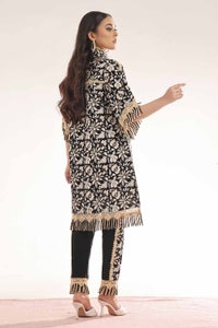 UAE -Unstitched Gold Printed Lawn Shirt SL-42036 A